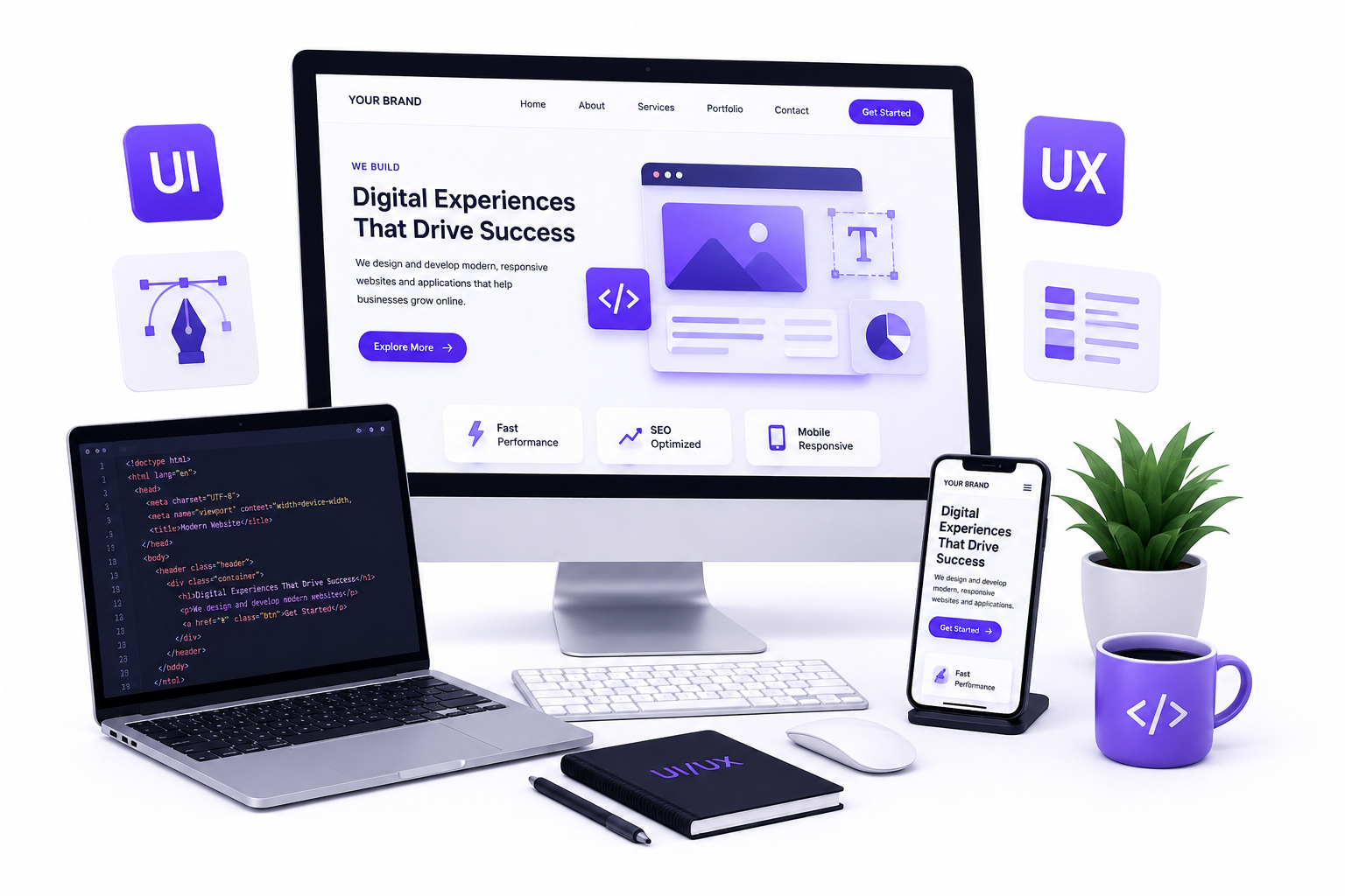 Custom UI UX Solutions