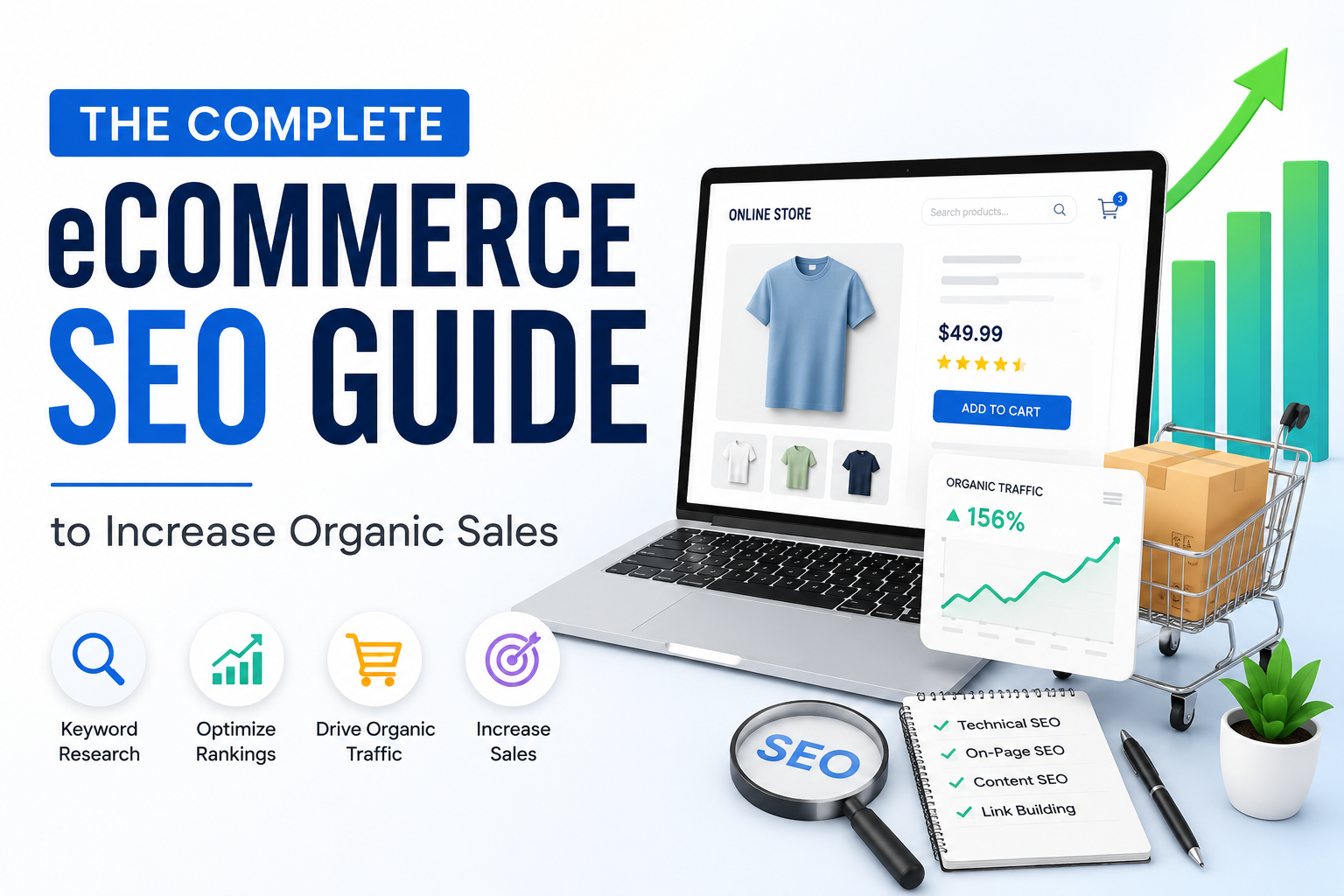 The Complete eCommerce SEO Guide to Increase Organic Sales with Technical and On-Page SEO Strategies