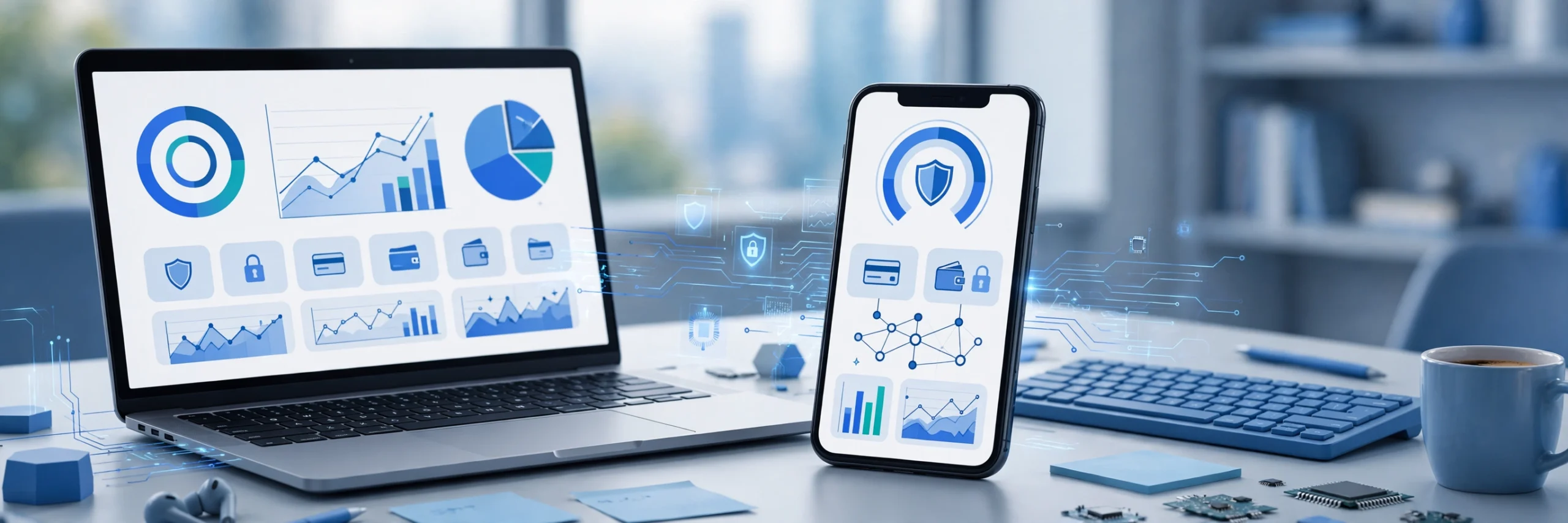 fintech software development secure payment and banking app dashboard